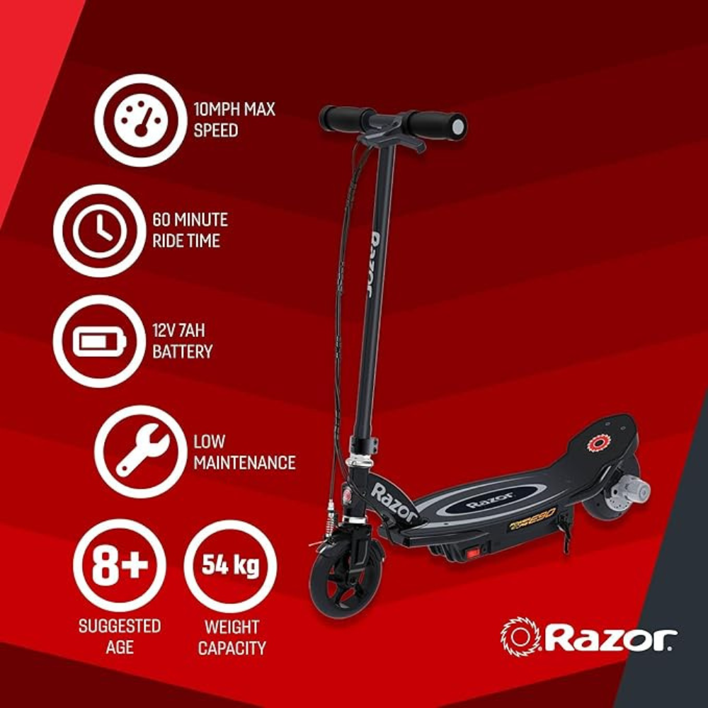 Patinete eléctrico Razor Power Core E90 – Diversión y seguridad para jóvenes conductores